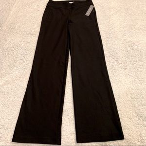 Margaret M Black Amy wide leg slimming pant